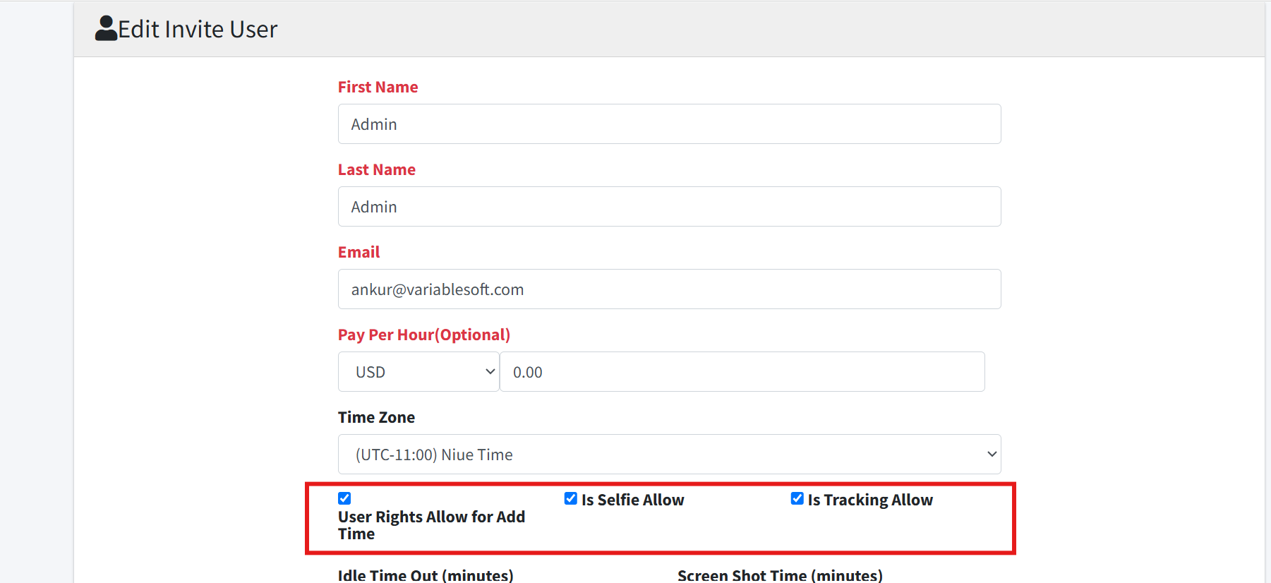 Users & Rights Guide workflow screenshot